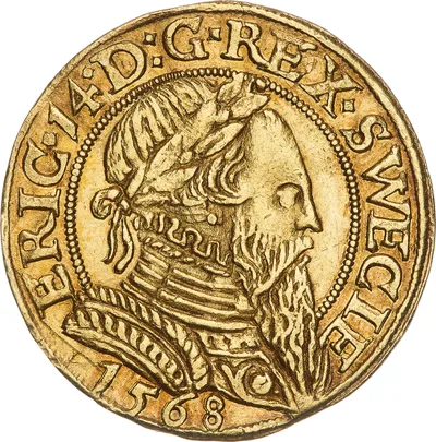 1 ungersk gyllen, Stockholm, Erik XIV, 1568