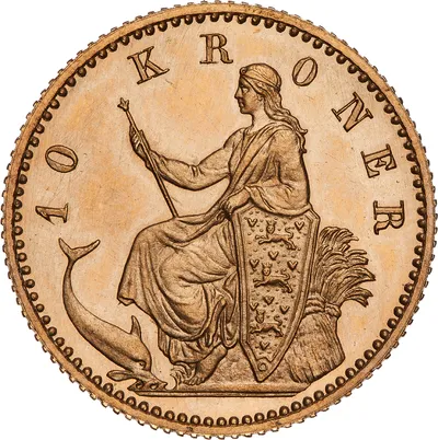 10 kroner, Köpenhamn, Christian IX av Danmark, 1898