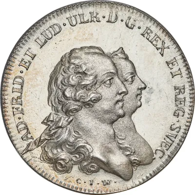 Medalj, Adolf Fredrik av Sverige