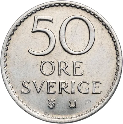 50 öre, Stockholm, Gustaf VI Adolf, 1968