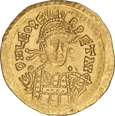  solidus, Östromerska riket, Konstantinopel, Leo I, 